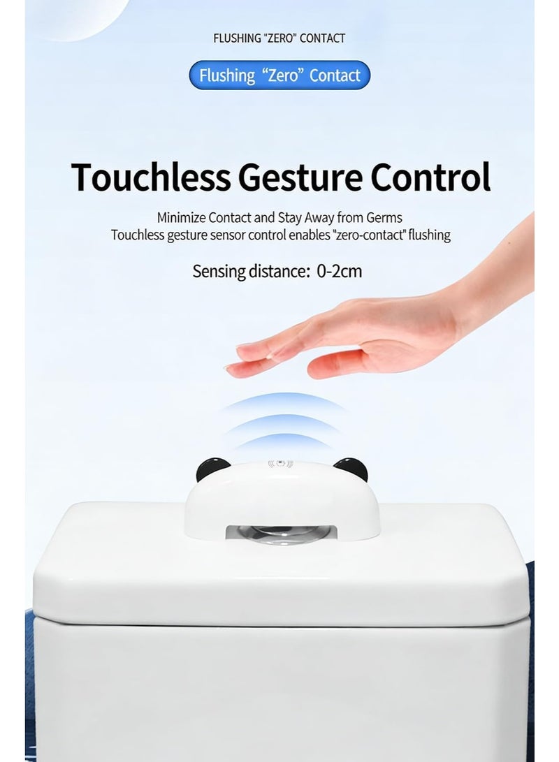 Automatic Toilet Flusher, Touchless Toilet Flush Kit, Rechargeable USB Charging And IPX6 Waterproof, Voice Controllable, Suitable For Home And Public Restrooms (RXD-Flusher) - Image 2